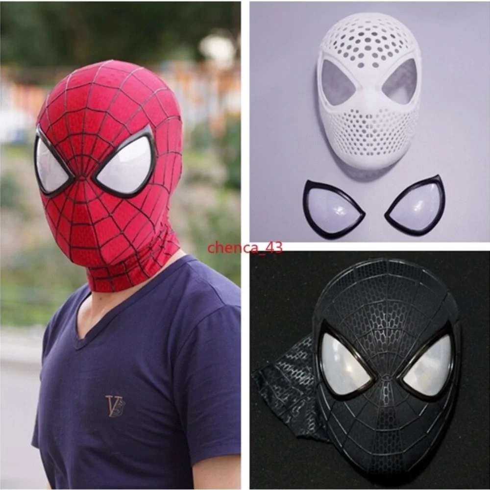 Spider-Man Mask with LED Eyes w/‎ remote
